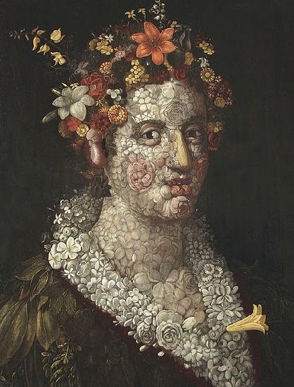 Giuseppe Arcimboldo Flora France oil painting art